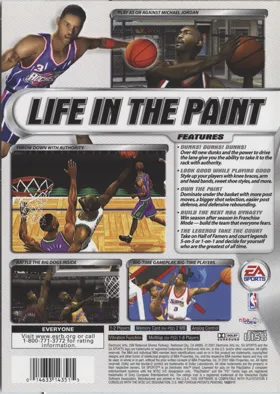 NBA Live 2002 box cover back